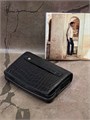 HERMES борсетка из черной кожи крокодила БР-0301
