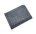 LV папка А4 серая шашка ПК-0552