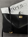 BALENCIAGA сумка Rodeo Medium кожа гладкая черная золото СК-01207
