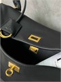 BALENCIAGA сумка Rodeo Medium кожа гладкая черная золото СК-01207