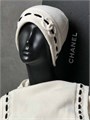 CHANEL комплект шапка и шарф вязаный кашемир белый ШП-00673