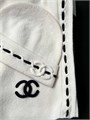 CHANEL комплект шапка и шарф вязаный кашемир белый ШП-00673