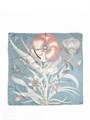 HERMES платок 90x90 см шелк голубой ПЛ-01383