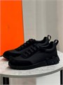 HERMES кроссовки черные сетка и замша ОС-2520