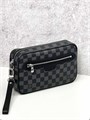 LV борсетка Pochette Kasai серая шашка БР-01714