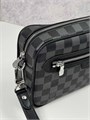 LV борсетка Pochette Kasai серая шашка БР-01714