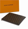 LV папка А4 канва коричневая  монограмма ПК-0376