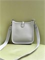 HERMES сумка Evelyne mini кожа Того 16 см серая СК-00448