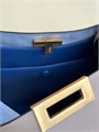 FENDI сумка Peekaboo гладкая кожа серая золото СК-01747