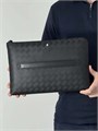 MONTBLANC папка тисненая кожи и гладкая кожа с ручкой черная ПК-01518