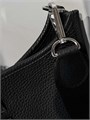 HERMES сумка Evelyne кожа Того 23 см черная серебро СК-00865