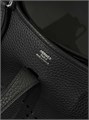 HERMES сумка Evelyne кожа Того 23 см черная серебро СК-00865