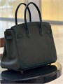 HERMES Birkin 30см зеленая кожа того-свифт золото СК-00398
