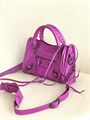 BALENCIAGA сумка Le City Mini мятая кожа фуксия СК-01513