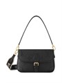 LV сумка Diane Satchel кожа черная монограмм золото СК-01745