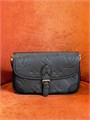 LV сумка Diane Satchel кожа черная монограмм золото СК-01745