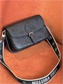 LV сумка Diane Satchel кожа черная монограмм золото СК-01745