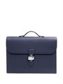 HERMES Портфель Depeches синий с клапаном и металлическим замком ПР-2251
