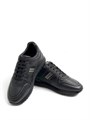 TODS кроссовки черные бежевая полоса сбоку ОС-2267