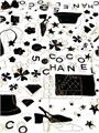 CHANEL платок 90х90 шелк белый ПЛ-01428