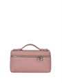 Loro Piana сумка маленькая того розовая серебро СК-01633