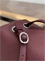 CHANEL сумка Maxi Flap 38 см кожа того бордовая большая серебро СК-01704