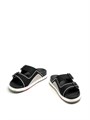 LV тапочки Мюли LV Trainer черные на белой подошве ОЛ-2568