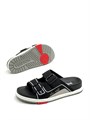 LV тапочки Мюли LV Trainer черные на белой подошве ОЛ-2568