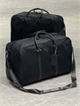 PRADA дорожная сумка нейлон со вставками сафьяновой кожи большой размер ДС-0005