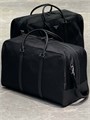 PRADA дорожная сумка нейлон со вставками сафьяновой кожи большой размер ДС-0005