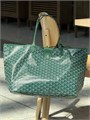 GOYARD сумка шоппер зеленая 40см СК-01101