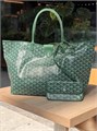 GOYARD сумка шоппер зеленая 40см СК-01101