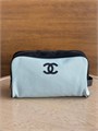 CHANEL косметичка текстиль голубая большая НС-01708