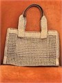 CHLOE сумка Summer Banana из рафии коричневая СК-01571