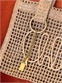 CHLOE сумка Summer Banana из рафии коричневая СК-01571