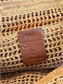 CHLOE сумка Summer Banana из рафии коричневая СК-01571