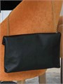 SL клатч конверт кожа икра черный золото большой КЛ-01071
