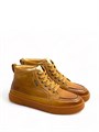 UGG ботинки UGG высокие из светло-коричневой кожи ОС-2408