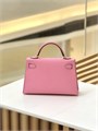 HERMES сумка mini Kelly 19 см кожа Эпсом розовая золото СК-01353