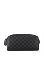 LV несессер Dopp Kit 2 молнии с ручкой серая шашка НС-1083