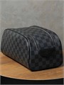 LV несессер Dopp Kit 2 молнии с ручкой серая шашка НС-1083