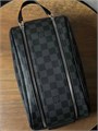 LV несессер Dopp Kit 2 молнии с ручкой серая шашка НС-1083