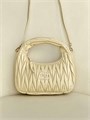 MIU MIU сумка Wander гладкая кожа бежевая СК-01684