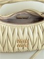 MIU MIU сумка Wander гладкая кожа бежевая СК-01684