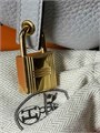 HERMES сумка Picotin Cargo 18 см кожа Того серо-голубая СК-00436