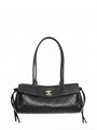 CHANEL сумка Shopping кожа того маленькая черная золото СК-01575