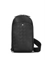 MONTBLANC слинг Extreme 3.0 кожа тисненная черный СЛ-0142