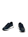 TODS кроссовки синие кожа на белой подошве ОС-2131
