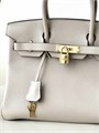 HERMES сумка Birkin кожа Того 30 см бежевая золото СК-00420