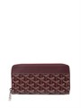 Goyard кошелек в канве бордовый КЛ-00053